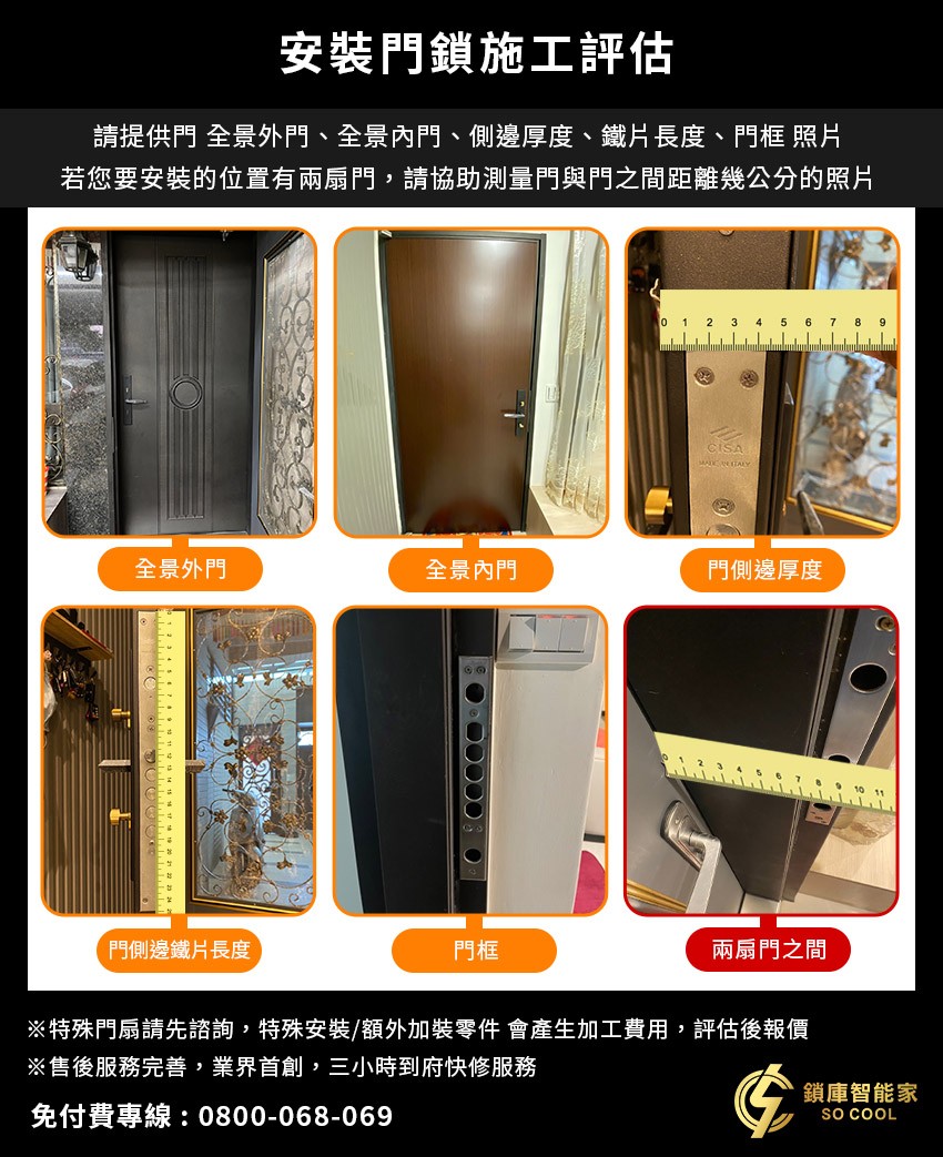 安裝門鎖施工評估