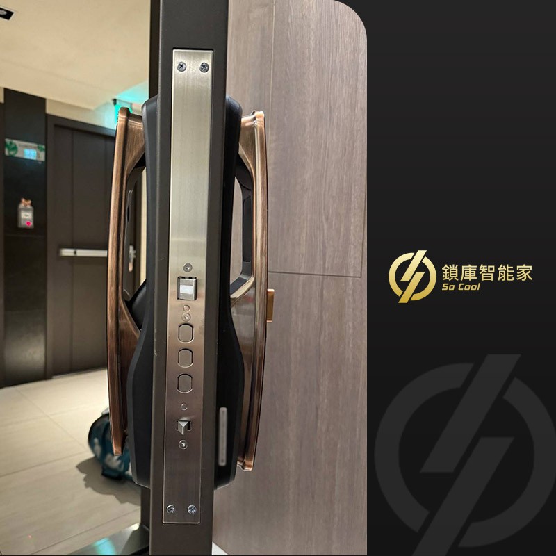 702-8HWS 電子鎖實際安裝照